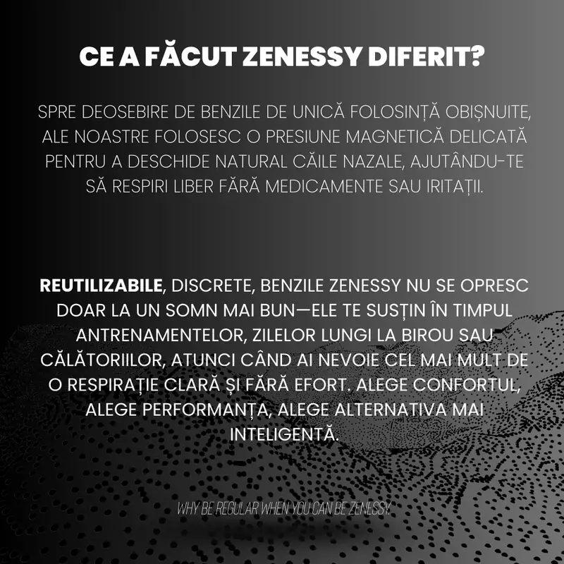 Ce a făcut Zenessy diferit – benzi nazale magnetice